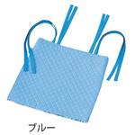 キルティング花柄 採尿バッグカバー (ブルー) アズワン