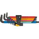 022640 六角棒レンチセット 9本組(インチサイズ) Wera