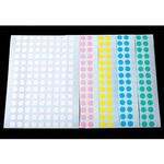 パステルドットラベル 5色ミックス MPDLシリーズ アイシス