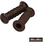 H17-2503ABR Z1/Z2タイプ ハンドルグリップ 7/8インチ 22.2mm ブラウン(非貫通) MAD MAX(マッドマックス)