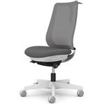 ポータムシリーズ/肘なし/背メッシュ/スタンダードタイプ/ホワイトボディ/ハンガー有/ランバー無/ナイロンキャスター オカムラ(岡村製作所)