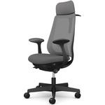 ポータムシリーズ/固定肘/背メッシュ/EXスタンダードタイプ/ブラックボディ/ハンガー有/ランバー有/ウレタンキャスター オカムラ(岡村製作所)