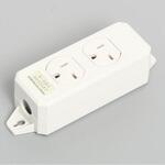 平刃形 OAタップ2ケ口 コードナシ アメリカン電機