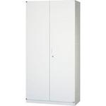 RFUAL-W18 壁面スチール収納両開戸ワードロープセット ベース・アジャスター付 ノーブランド
