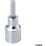 3HB-04HP ヘキサゴンソケット 差込角9.5mm 対辺寸法1/8インチ TONE トネ (前田金属工業)