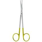 BC259R 超硬チップ付切開剪刀 ベビー・メッツェンバウム 反 全長145mm ビー・ブラウンエースクラップ