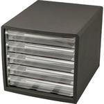 - A4レターケース 樹脂製 浅型 5段 モノタロウ 26339076