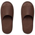 不織布スリッパ 袋入り ブラウン 10足入 三和スリッパ