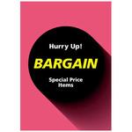 サークル BARGAIN ポップ・ポスター おしゃれEXPO