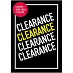 CLEARANCE(黒) ポップ・ポスター おしゃれEXPO