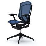 コンテッサセコンダ オフィスチェア(固定肘・座メッシュ)(4本脚