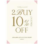 フェミニンタイプ 2BUY 10%OFF ポップ・ポスター おしゃれEXPO