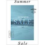 SEAデザイン SUMMER SALE ポップ・ポスター おしゃれEXPO
