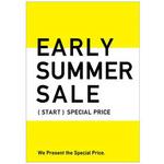 イエロー EARLY SUMMER ポップ・ポスター おしゃれEXPO