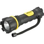 LHP-R12B7 LEDラバーライト 単3形乾電池×2本付属 120Lm 耐衝撃・IPX4 オーム電機