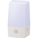 NIT-BLA6JSL-WN LEDセンサーライト 人感明暗センサー 乾電池式 オーム電機
