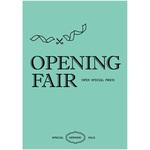 3カラー OPENING FAIR(緑) ポップ・ポスター おしゃれEXPO