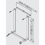 0701082 PS設置給湯器取り替え専用部材 PS金枠セットPK-4 ノーリツ