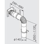 0702740 バスイング専用部材 GTS用トップチャンバ ノーリツ