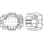 1-640520-0 06P MR II PLUG HSG V0 RED 6極 TE Connectivity Japan(旧:TYCOELECTRONICS(タイコエレクトロニクス))