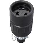 MH8113 接地20A引掛防水コネクターボデー20A250V(L6-20R準拠品) 明工社