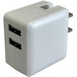 TR-SCH2A15WPO USB充電器 USB-A 2ポート DC5V/3.1A トライメイト