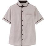 HEARTGREEN HM-2659 Knit shirt waffle 半袖ニットシャツ(男女共用) カーシーカシマ