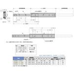 ステンレス鋼製ミニスライドレール SCRW2 LAMP(スガツネ)