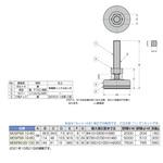 免震台脚スウェイフット MDSF型 スガツネ(LAMP) 防振台 【通販モノタロウ】