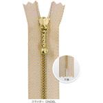 玉付きファスナー16cm No.3 ゴールド 止め 10本入 YKK
