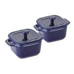 ストウブ セラミック エクストラミニ スクエアココット STAUB(ストウブ)