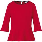 ENJOY EWT-631 Grosgrain knit プルオーバー (七分丈) カーシーカシマ