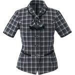 ENJOY ESA-661 Air Control Suits Air Mesh Check オーバーブラウス カーシーカシマ