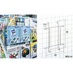 5684 フック式カタログスタンド5個入 中日販売