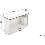 CH片面サッカー台Gゴミ箱付タイプ 中日販売