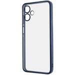 Galaxy A25 5G Like standard 精密設計 カメラ保護 衝撃吸収 バンパー メタリック TPUソフトケース / ブルー レイ・アウト