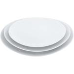 磁器 中華・洋食兼用食器 白楕円皿 EBM