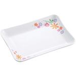 BU-29 メラミン食器 花束(ブーケ)角皿 千羽鶴印(エンテック)
