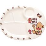MC-31-DM メラミン 子供食器 デュールムー ランチ皿(大) EBM