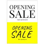 バイカラー OPENING SALE ポップ・ポスター おしゃれEXPO