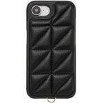UNI-CSIP25S-2TPBK Triangle Puffy Case for iPhone 16e (black) ユニケース
