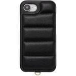 UNI-CSIP25S-2PCBK Puffy Case for iPhone 16e (black) ユニケース
