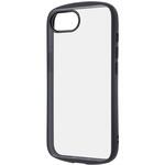 RT-P50CMD1/B iPhone 16e Like standard Puffull 耐衝撃 バンパー ハイブリッドケース / ブラック レイ・アウト