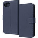 RT-P50ELC1/DN iPhone 16e Like standard 耐衝撃 マグネットベルト シンプル 手帳型レザーケース / ダークネイビー レイ・アウト