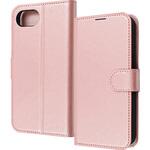 RT-P50ELC1/P iPhone 16e Like standard 耐衝撃 マグネットベルト シンプル 手帳型レザーケース / シャイニーピンク レイ・アウト