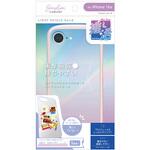 AM-IP25S-LDSLMF-CLPK iPhone 16e [LIGHT SHIELD Solid MyFav] 超精密設計 衝撃吸収 推し活クリアハイブリッドケース ピンク トリニティ