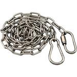 溶接チェーン 線径2mm カット品 ステンレス フック付 ラクテム