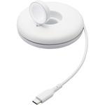 Apple Watch 充電器ケーブル USBType-C 1.2m 巻取タイプ 高速充電 Apple正規認証品 エレコム