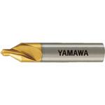 AUCES コーティング強ねじれ溝A形60° 片刃センタ穴ドリル YAMAWA(ヤマワ/弥満和製作所)
