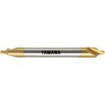 ロングシャンク 強ねじれ溝A型90°センタ穴ドリル YAMAWA(ヤマワ)